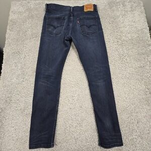 Levi's 512 Slim Taper Jeans Mens 36x34 (Fits 33x31) Dark Wash Denim Casual‎